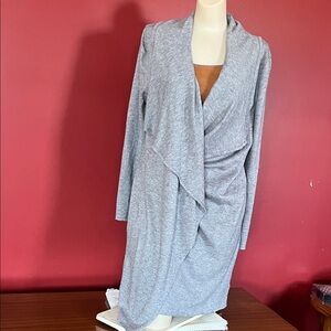 Like new Workrobe Gray Open Front Cardigan